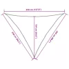 100% poliészter oxford szövet napvitorla 2,5x2,5x3,5 m