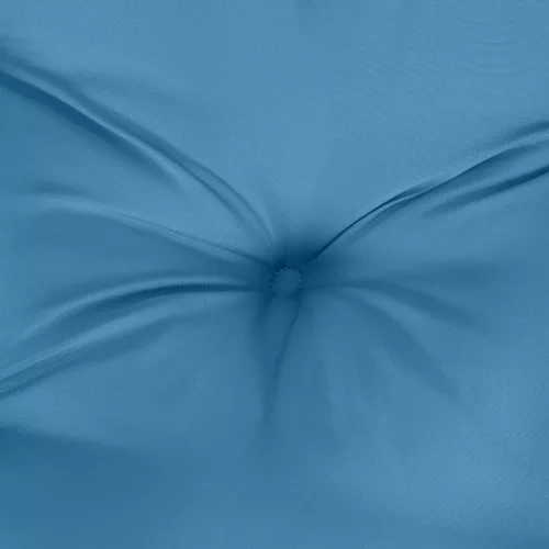  2 db melange kék szövet alacsony háttámlás székpárna 100x50x7cm