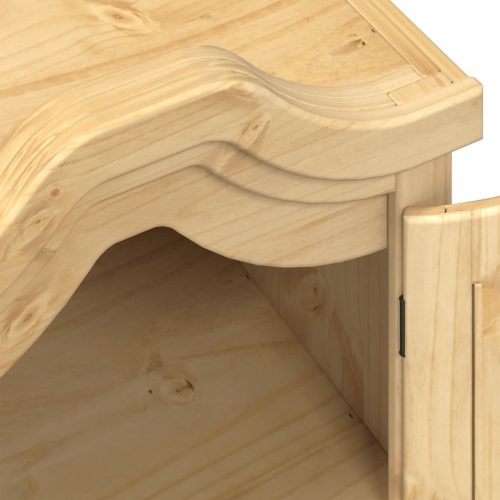  Corona tömör fenyőfa ruhásszekrény 55 x 52 x 170 cm