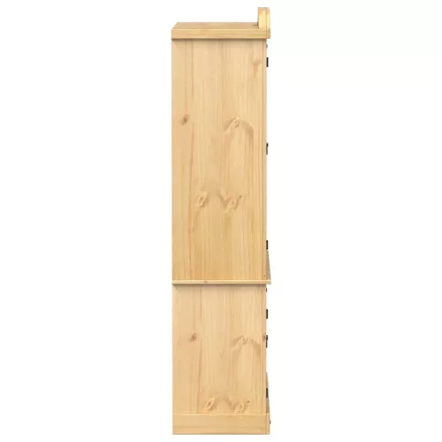  Corona tömör fenyőfa vitrinszekrény 103,5 x 42 x 180 cm