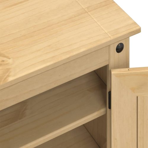  Corona tömör fenyőfa cipőszekrény 86 x 38,5 x 108 cm