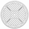  fehér öntött alumínium kerti asztal Ø90x75 cm