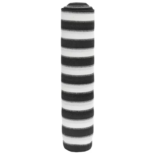 antracitszürke és fehér HDPE belátásgátló háló 1,5x10 m 75 g/m²