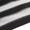  antracitszürke és fehér HDPE belátásgátló háló 1,5x10m 150 g/m²