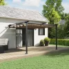  Fali Felszerelésű Pavilon Tópszínű 3 x 3 m Acél