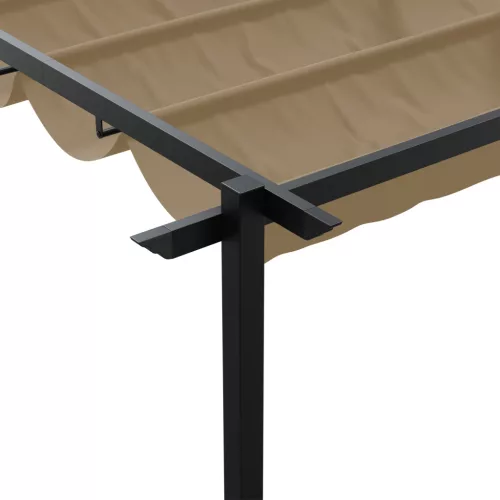  Fali Felszerelésű Pavilon Tópszínű 3 x 3 m Acél