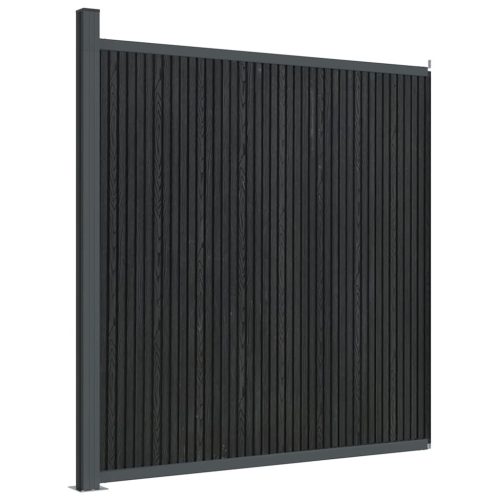  szürke WPC kerítéspanel 173 x 186 cm