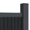  szürke WPC kerítéspanel 173 x 186 cm