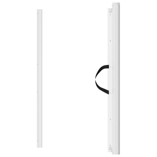  behúzható fehér kisállatkapu 82,5 x 125 cm