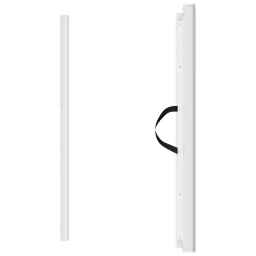  fehér behúzható kisállatkapu 117,5 x 125 cm