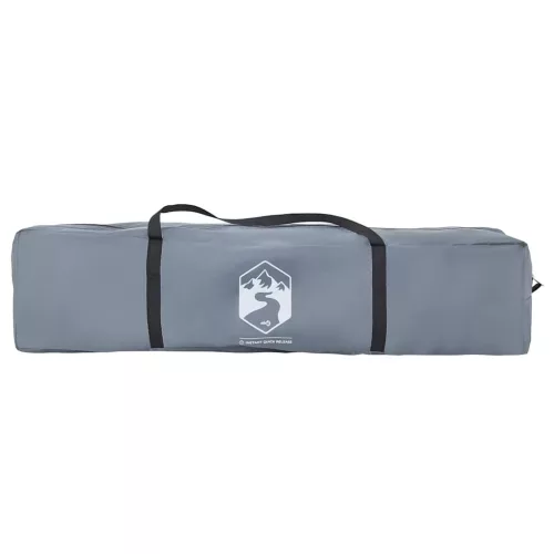  4 személyes szürke és narancs kupola alakú felugró kempingsátor