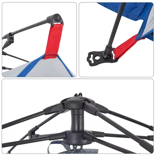  azúrkék vízálló felugró strandsátor