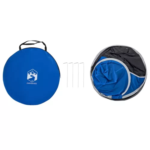  azúrkék vízálló felugró strandsátor