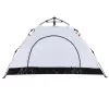  2 személyes fehér sötétítőszövet felugró kempingsátor