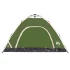  4 személyes zöld felugró kempingsátor
