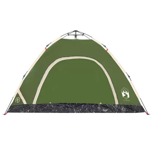  4 személyes zöld felugró kempingsátor