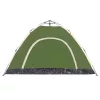  4 személyes zöld felugró kempingsátor