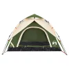  3 személyes zöld kupola alakú felugró kempingsátor