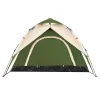  3 személyes zöld kupola alakú felugró kempingsátor