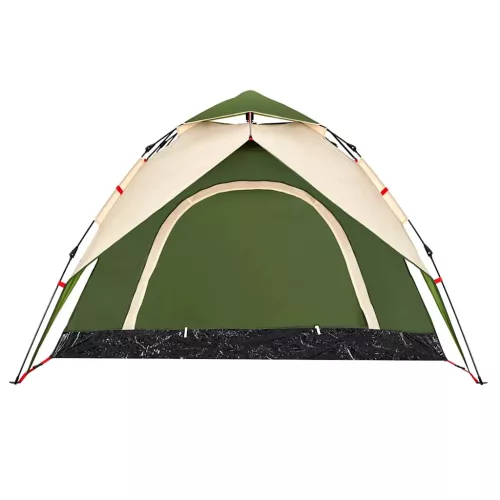  3 személyes zöld kupola alakú felugró kempingsátor