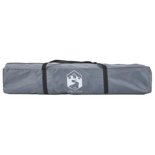  3 személyes szürke és narancs kupola alakú felugró kempingsátor