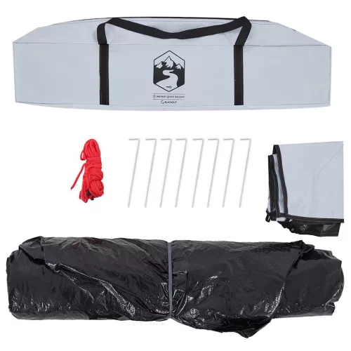  3 személyes fehér sötétítőszövet felugró kempingsátor