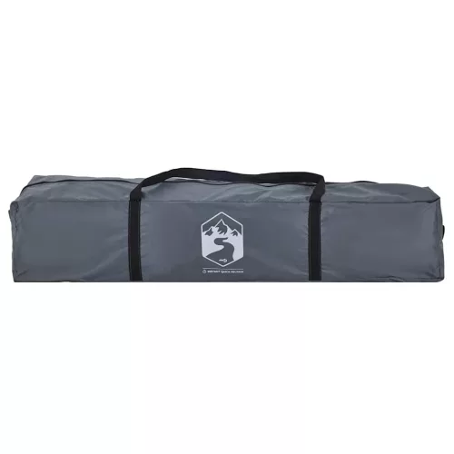  4 személyes szürke és narancs kupola alakú felugró kempingsátor