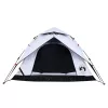  4 személyes fehér sötétítőszövet felugró kempingsátor