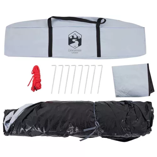  4 személyes fehér sötétítőszövet felugró kempingsátor