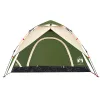 5 személyes zöld kupola alakú felugró kempingsátor