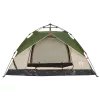  2 személyes zöld kupola alakú felugró kempingsátor