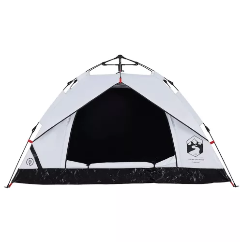  2 személyes fehér sötétítőszövet felugró kempingsátor