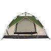  3 személyes zöld kupola alakú felugró kempingsátor