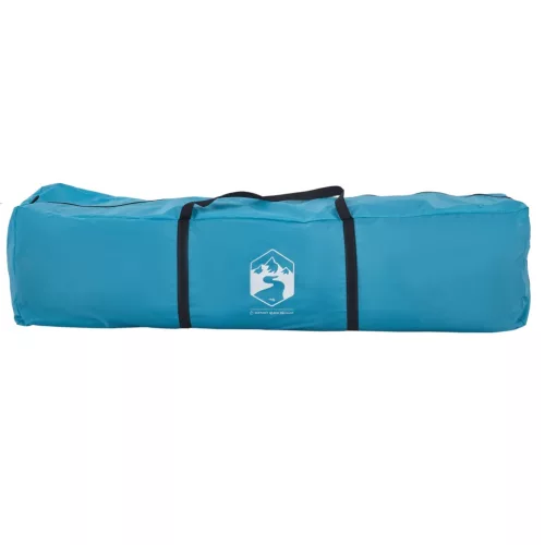  9 személyes kék felugró családi sátor tornáccal