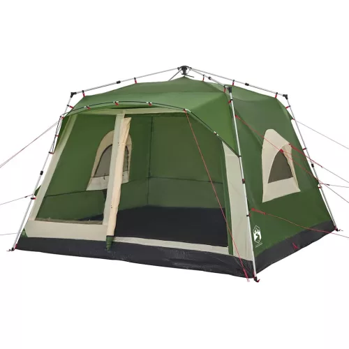  7 személyes zöld gyorskioldó családi kabinsátor