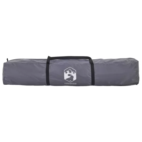  7 személyes szürke és narancs családi kempingsátor