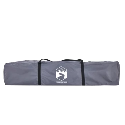  3 személyes szürke és narancs kupola alakú felugró kempingsátor