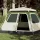  4 személyes zöld kupola alakú felugró kempingsátor