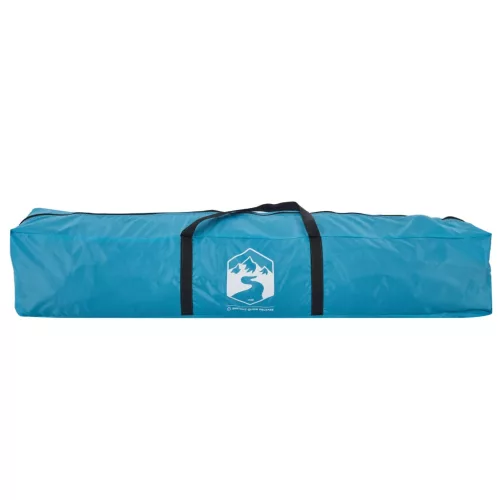  4 személyes kék kupola alakú felugró kempingsátor