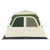  6 személyes zöld gyorskioldó kupola alakú családi sátor