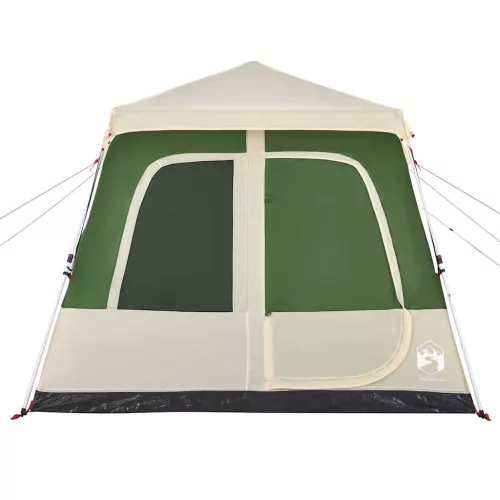  8 személyes zöld kupola alakú felugró családi sátor