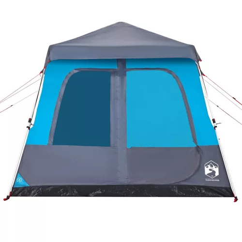  8 személyes kék kupola alakú felugró családi sátor
