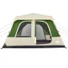 10 személyes zöld kupola alakú felugró családi sátor