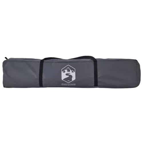  4 személyes szürke és narancs kupola alakú felugró kempingsátor