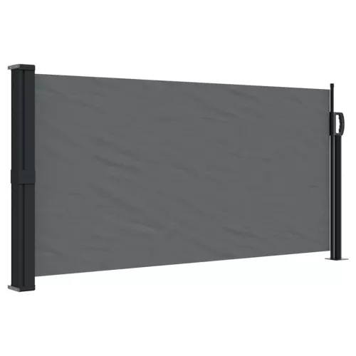  antracitszürke behúzható oldalsó napellenző 100 x 300 cm