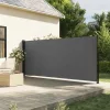  antracitszürke behúzható oldalsó napellenző 160 x 300 cm