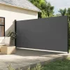  antracitszürke behúzható oldalsó napellenző 200 x 300 cm