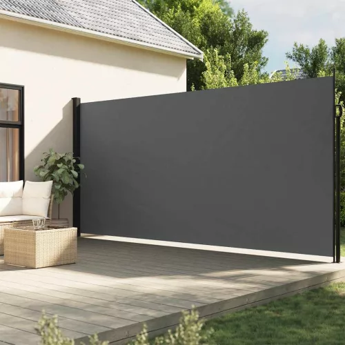  antracitszürke behúzható oldalsó napellenző 200 x 300 cm