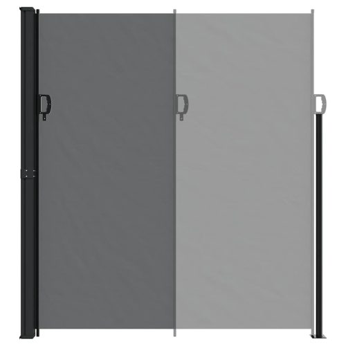  fekete behúzható oldalsó napellenző 220 x 300 cm