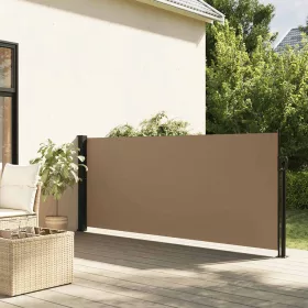  tópszínű behúzható oldalsó napellenző 120 x 500 cm